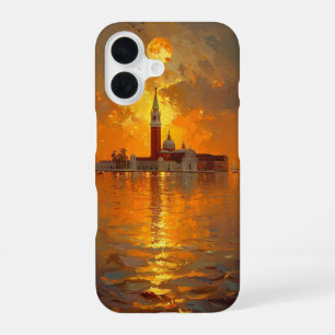Coque iPhone 16 Coucher de soleil à Venise