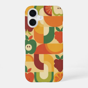 Coque iPhone 16 Courbe de Fruit Vintage