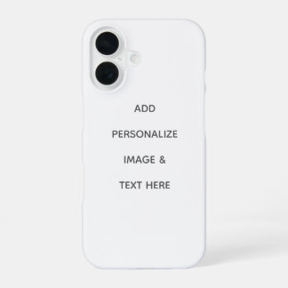 Coque iPhone 16 Créez Votre Propre Personnalisation
