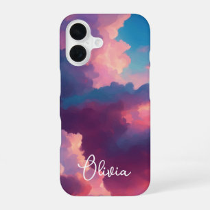 Coque iPhone 16 De Grands Nuages De Bonheur
