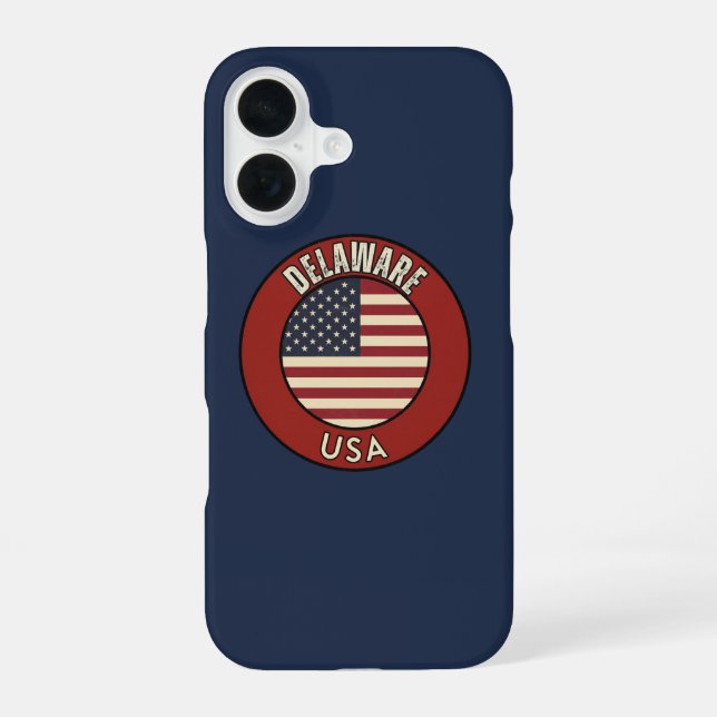 Coque iPhone 16 Delaware United States of America (Verso)