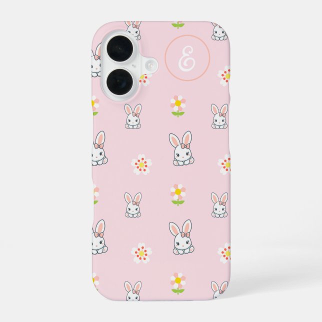 Coque iPhone 16 Délice de Fleur de Lapin (Verso)
