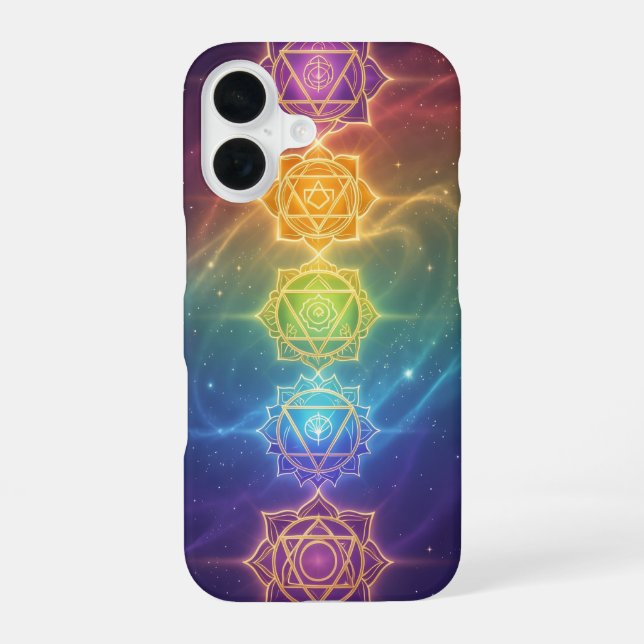 Coque iPhone 16 Die 7 Chakren´11 (Verso)