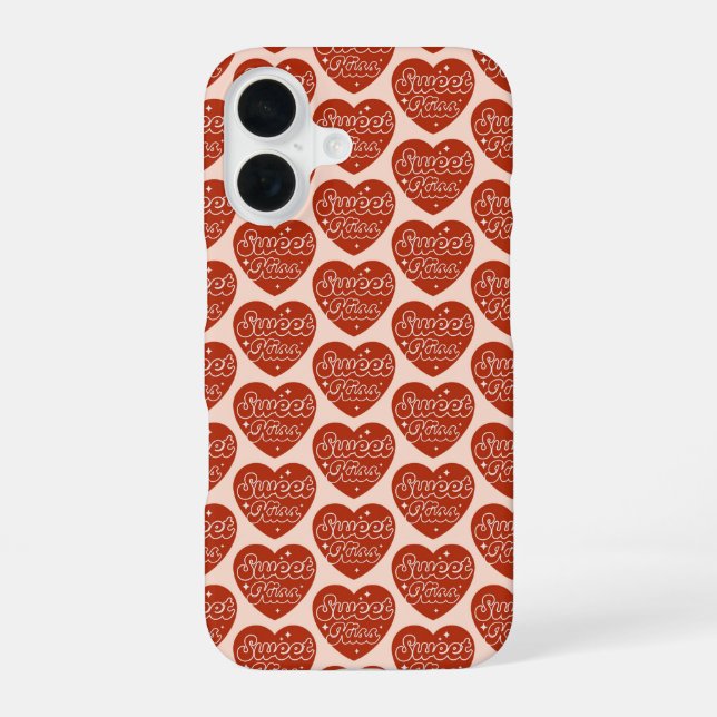 Coque iPhone 16 Doux Baiser (Verso)