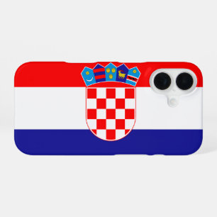 Coque iPhone 16 Drapeau de Croatie
