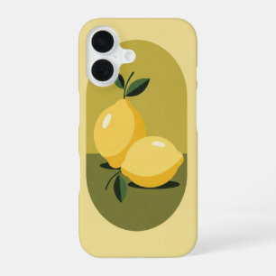 Coque iPhone 16 Duo de citrons vintage