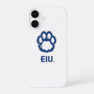 Coque iPhone 16 Eastern Illinois Panthers Empreinte de patte & EIU