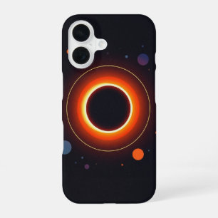 Coque iPhone 16 Éclipse solaire rétro