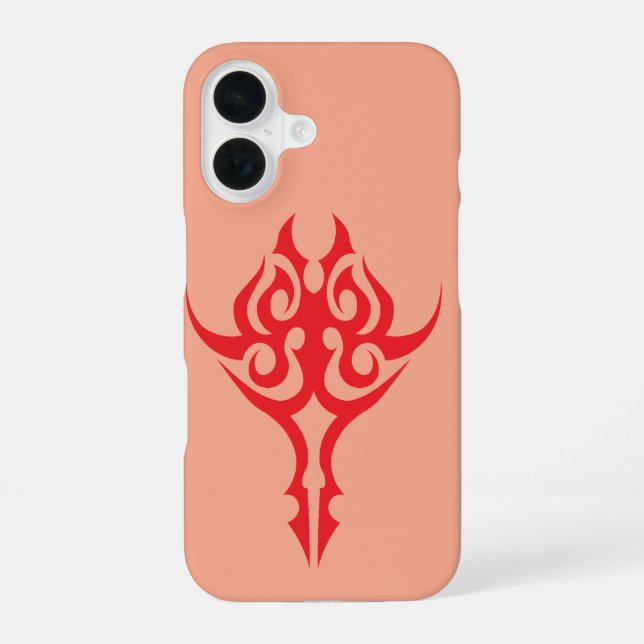 Coque iPhone 16 Elegant Baroque Style Ornamental Frame Design (Verso)