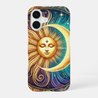 Élégante Lune et Sun Céleste Art