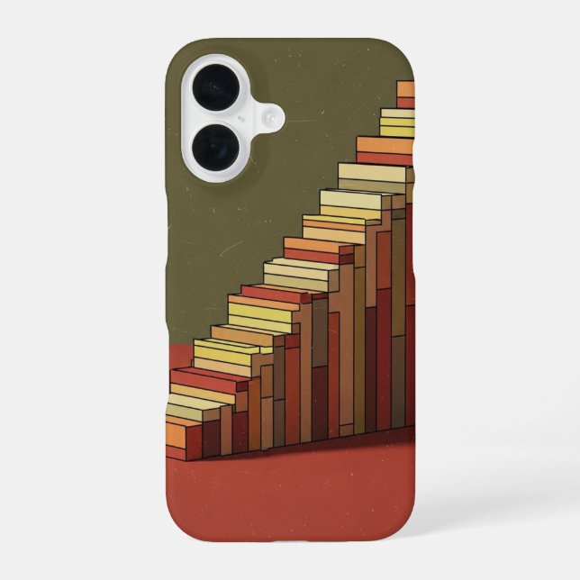 Coque iPhone 16 Escalier Rétro Pixel (Verso)