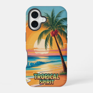 Coque iPhone 16 Esprit Tropical