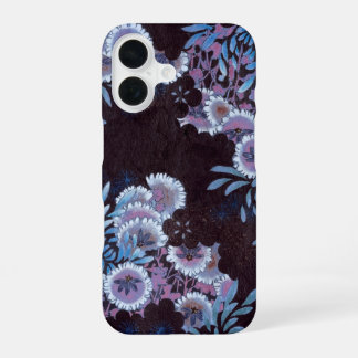 Coque iPhone 16 Étui de téléphone Chrysanthème japonais | Art N bl