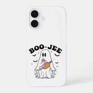 Coque iPhone 16 Étui de téléphone Halloween fantôme mignon BOO-JEE