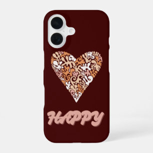 Coque iPhone 16 Étui de téléphone HAPPY
