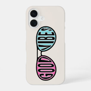 Coque iPhone 16 Étui de téléphone mignon à typographie minimale   