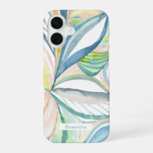 Étui de téléphone personnalisé à motif aquarelle b