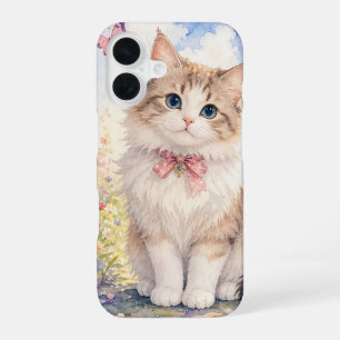 Coque iPhone 16 Étui de téléphone pour chaton printanier duveteux