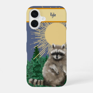 Coque iPhone 16 Étui de téléphone Raton laveur