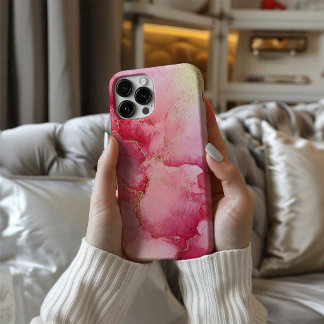 Coque iPhone 16 Étui de téléphone Rose Bloom – Aquarelle rose et o