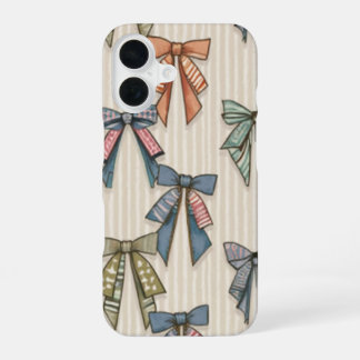 Coque iPhone 16 Étui Iphone16 à ruban charmant