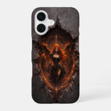Étui iPhone 16 Dark Fire Angel Art Fantastique Go