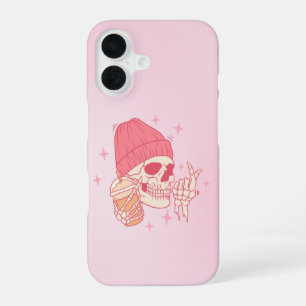 Coque iPhone 16 Étui iPhone 16 Halloween Épouvantable – Amusant et