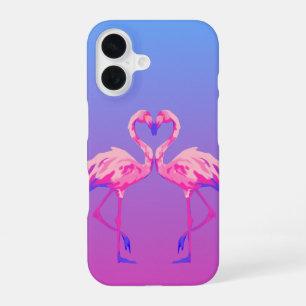 Coque iPhone 16 Étui iPhone Cœur de Flamant Rose 