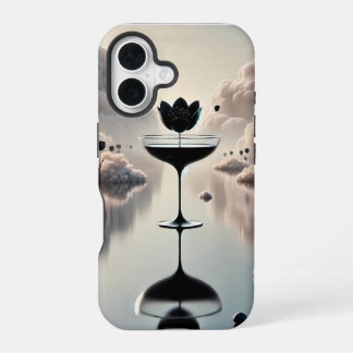 Coque iPhone 16 Étui iPhone / iPad Black Tulip