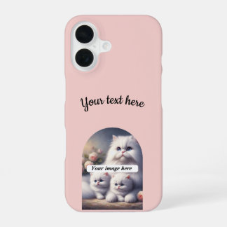 Coque iPhone 16 Étui iPhone mince avec votre propre photo et texte
