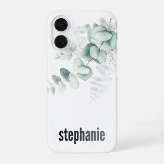 Coque iPhone 16 Étui pour iphone à motif Eucalyptus