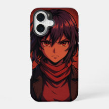 Étui téléphonique Fierce Anime Girl