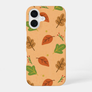 Coque iPhone 16 Feuilles d'automne