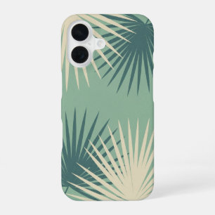 Coque iPhone 16 Feuilles de palmier vintage