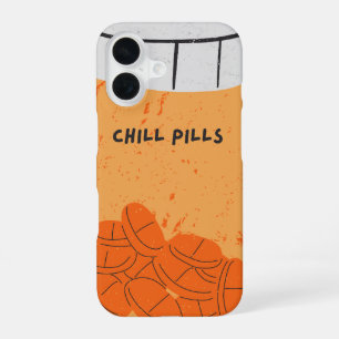Coque iPhone 16 Flacon de Médicament 'Pilules de Détente' Humeur P