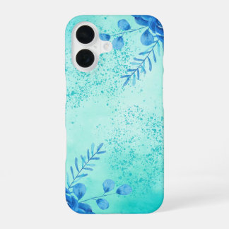 Coque iPhone 16 Fleurs aquarelles cerises