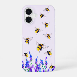 Coque iPhone 16 Fleurs et coques iphone d'abeilles