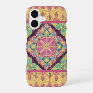 Coque iPhone 16 Fleurs roses dans le jardin
