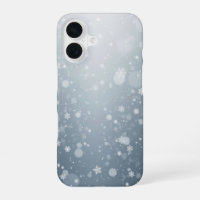 Flocons de neige tombant motif de neige Bokeh
