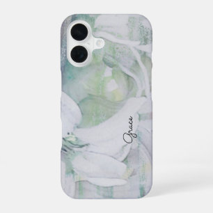 Coque iPhone 16 Floral personnalisé