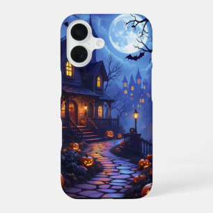 Coque iPhone 16 Fonds d'écran de téléphone Halloween pour effrayer