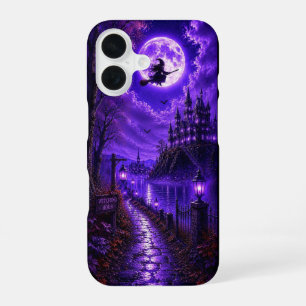 Coque iPhone 16 Fonds d'écran de téléphone Halloween pour effrayer