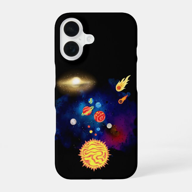 Coque iPhone 16 Galaxy phone case (Verso)