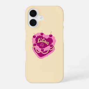 Coque iPhone 16 Gâteau d'anniversaire pastel du zodiaque de la Bal
