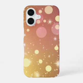 Coque iPhone 16 Glitter Starlight Bokeh