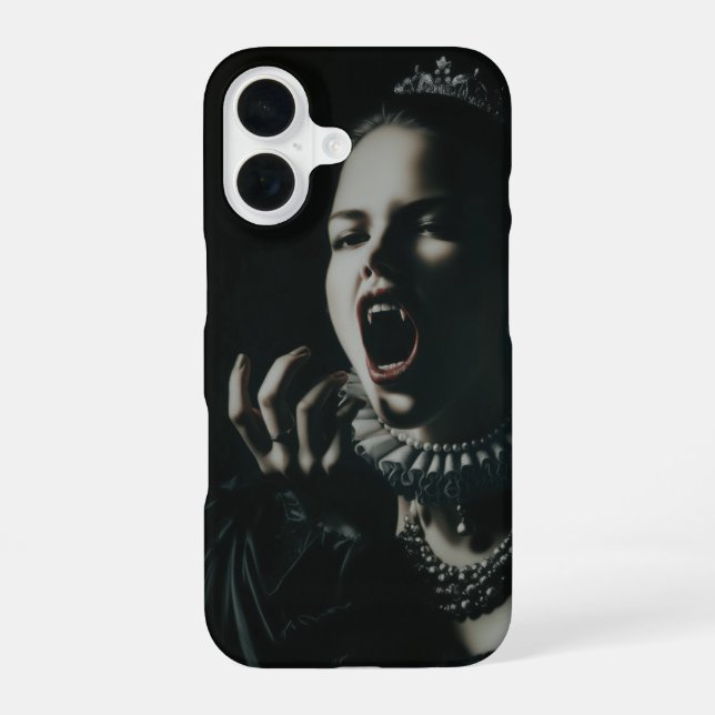 Coque iPhone 16 Gothic Vampire Queen Phone Case – Dark Fantasy Aes (Verso)