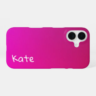 Coque iPhone 16 Grâce en une ligne : Silhouette de papillon