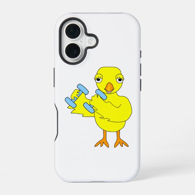 Coque iPhone 16 Gym Chick (Verso)