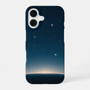 Coque iPhone 16 Horizon de champ d'étoiles vintage