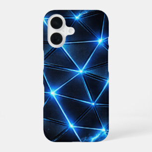 Coque iPhone 16 Housse de téléphone à grille d'énergie géométrique